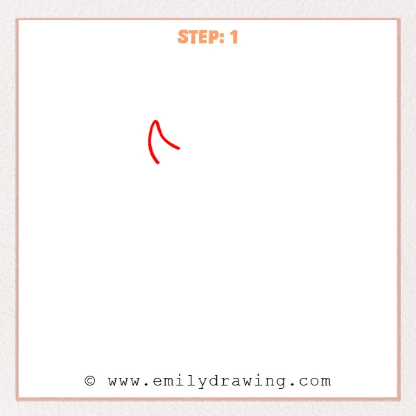 how to draw a cows face - Step 1